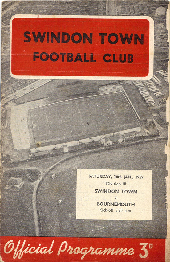 <b>Saturday, January 10, 1959</b><br />vs. Bournemouth and Boscombe Athletic (Home)
